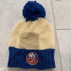 New York Islanders Beanie Bobble Hat Women’s Reebok Woven Blue And White NHL — photo 1