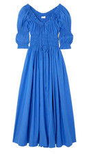 Doen Women's Blue Ischia Pleated Dress XL