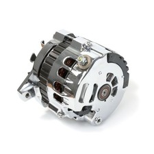 Gm Cs-130 Style 220 Amp Alternator V-belt Pulley Chrome Gm Cs-130 Style 220 Amp Alternator V-belt Pulley Chrome