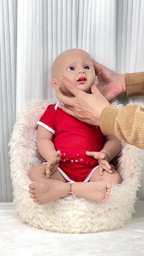 Newborn Full Body Silicone Toddler Toy 20"Lifelike Reborn Baby Girl Doll Infant - Video 1 of 1