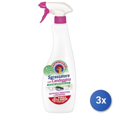 3x Chante Clair Entfetter Trigger 625 Ml. Bleichmittel Kühl