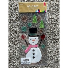 NEW Christmas Frosty the Snowman window Gel C...
