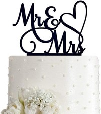 Mr And Mrs Cake Topper Bride And Groom Sign Wedding/engagement Cake Toppers Deco