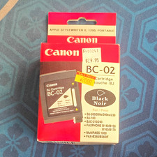 Canon BC-02 Genuine/Original Black Inkjet BJ Cartridge for BJ-200 Series