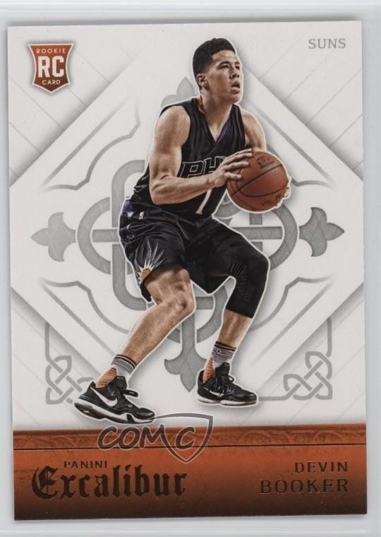 2015-16 Panini Excalibur Rookies Devin Booker #181 Rookie RC t9h