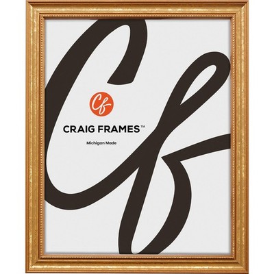 Craig Frames 11x14 Picture Frame   Gold Ornate Style, 3/4 Inch Wide Solid Woo...