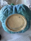 Vintage  VAN BRIGGLE Art Pottery Tulip Bowl Ming Turquoise Blue