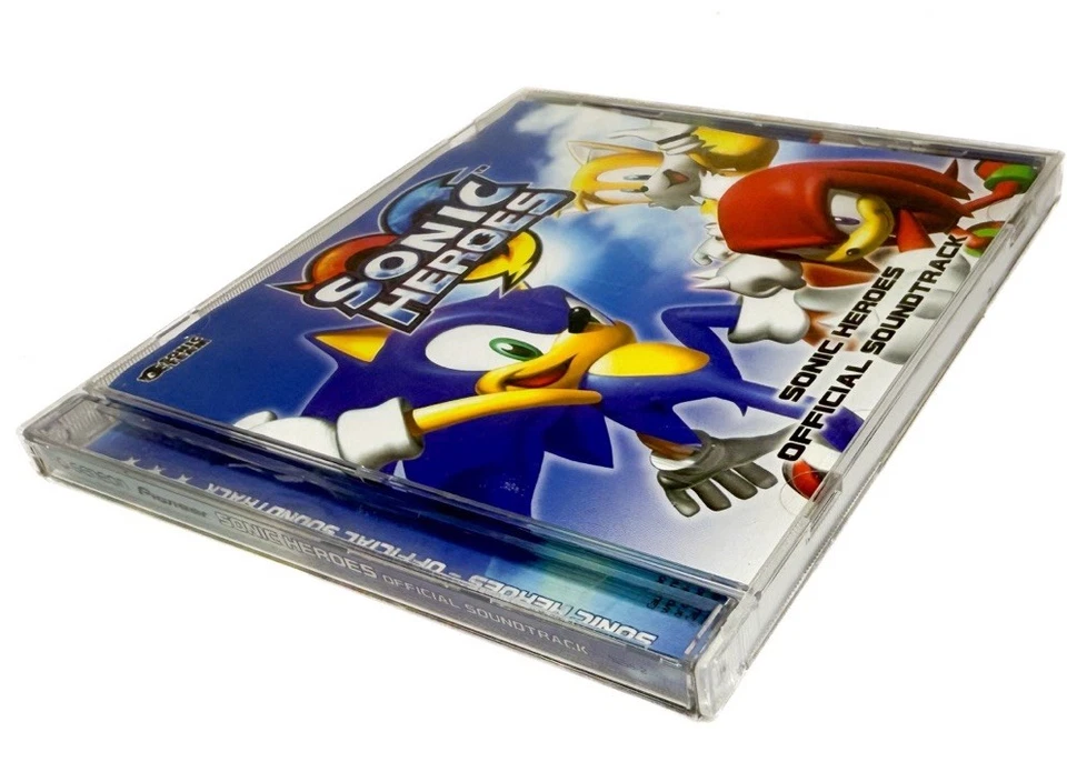 TESTED Sonic Heroes Official Soundtrack CD Sonic The Hedgehog Geneon 2004 5256-2 - Image 2 of 4
