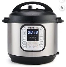 Instant Pot Duo 7-in-1 Electric Pressure Cooker, Stainless Steel, 8 Quart