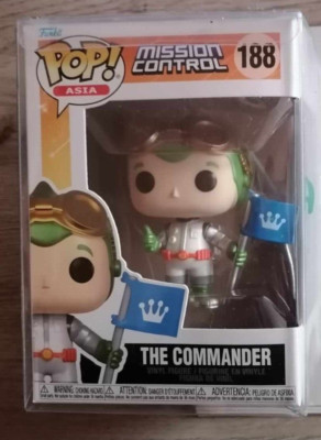 Funko POP Asia Mission Control - The Commander #188 + Pop Protector - in Hand