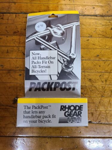 Montaggio manubrio Rhode Gear Packpost vintage NOS bicicletta da strada mountain bike  - Foto 1 di 2