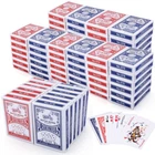 Lot 72 Decks Poker Size Playing Cards Standard Index 36 BLUE & 36 RED BULK PACK
