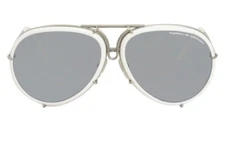 Porsche Design Sunglasses P'8613 64 mm White Aviator P8613-C-6414-135-V649V604