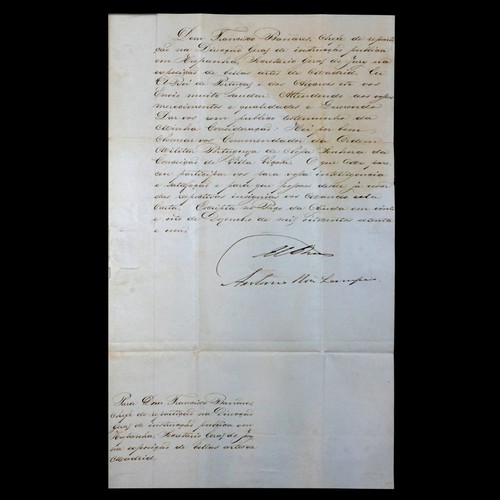 Portugal Rey Luis I Firmado Autografiado Documento Real Manuscrito Real Decreto de Realeza - Imagen 5 de 12