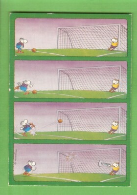 MORDILLO postcard HUMOUR drawing football and gun / publisher