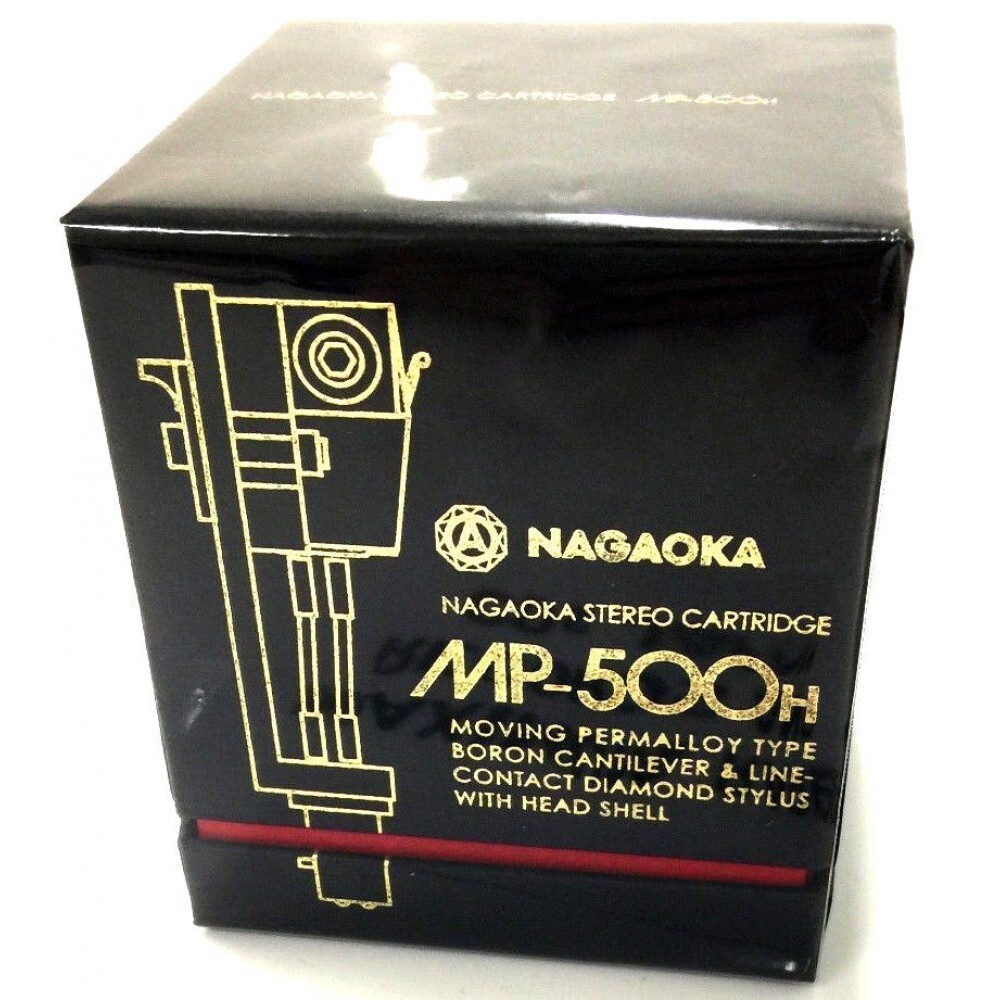 NAGAOKA MP-500H MP TYPE STEREO CARTRIDGE WITH HEAD SHELL w 