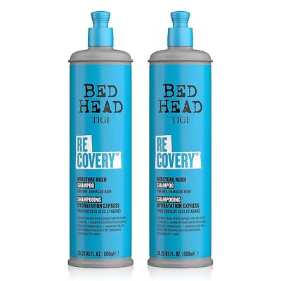 Bed Head by TIGI Recovery Feuchtigkeitsspendendes Shampoo für trockenes Haar, 600 ml, 2er Pack