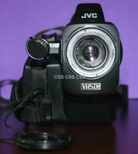 Vintage JVC Video Movie GR-A30U Camcorder Camera, RF-V3U Input, AA-V5U Adapter