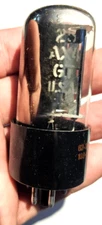 GE Electronic Radio Tube 25AX4GT captured past waves
