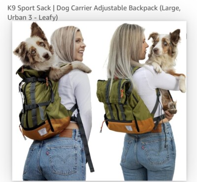 K9 Sport Sack Sac à dos réglable pour chien (grand, urbain