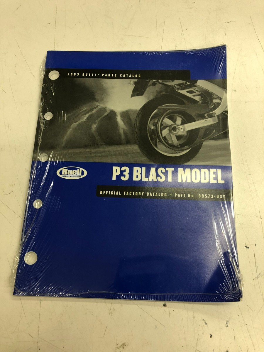 専用② 2003 Harley Davidson Buell P3 Blast Parts Catalog Manual P/N 99573