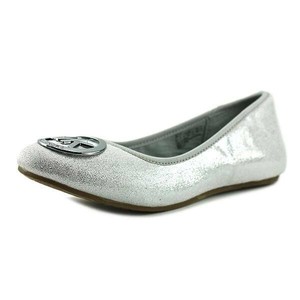 michael kors flats silver