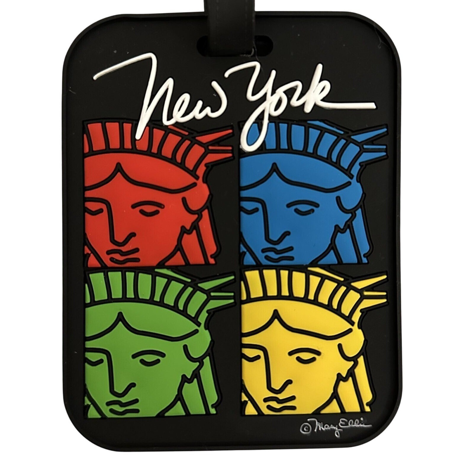 Tag Nyc New York City Statue Of Liberty Rubber Hidden Addres