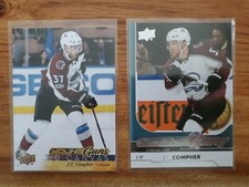 2017 18 Upper Deck J.T. Compher Young Guns Lot! Base And Canvas  #480 & C119 