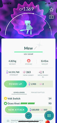 ✨ Pokemon Shiny Mew ✨ Pokémon Home - Custom O.T - Legit from Pokémon Go !!!