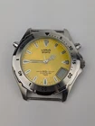 Vtg NEW OLD STOCK Lorus Sports Countdown Timer Yellow Dial Japan V52H-0A10 NOS