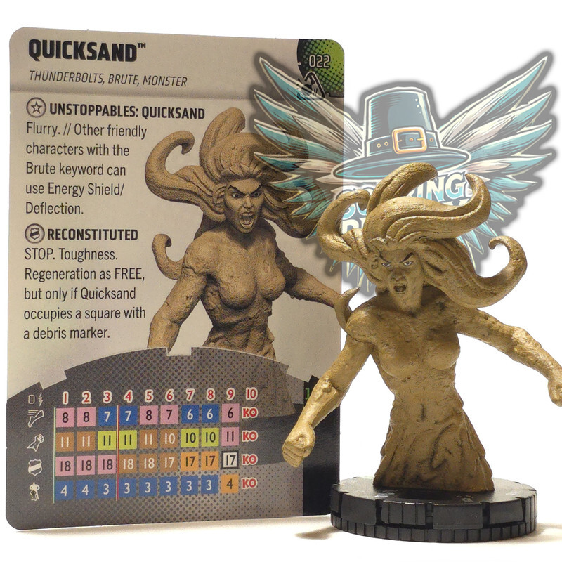 Marvel Heroclix QUICKSAND - 022 UNCOMMON Smash and Destroy | eBay