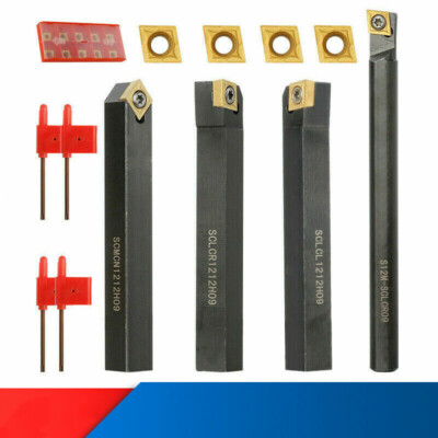 S12M SCLCR SCLCL SCMCN 1212H09 12mm CNC Turning Tool Holder+10Pcs ...