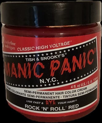 MANIC PANIC Classic High Voltage Rock N Roll Red 4 oz
