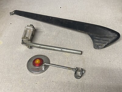 Vintage Schwinn? Bike Chain Guard Kickstand Mirror Bicycle Parts Estate  Find