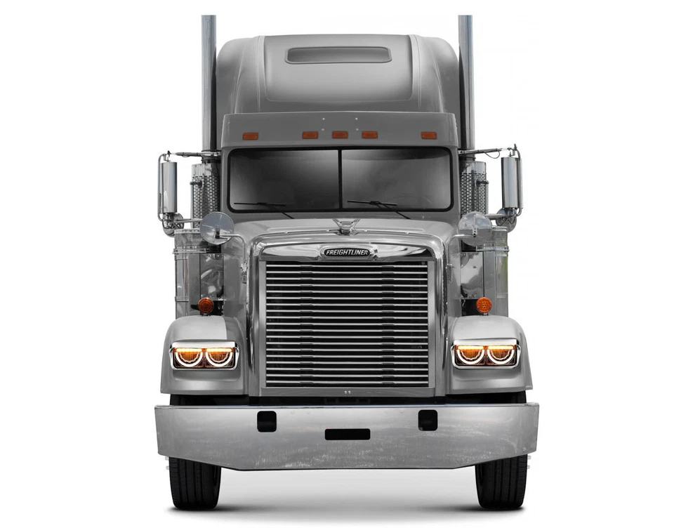 Freightliner Kenworth Peterbilt Western Star LED Half moon Headlight Set Pair Foto 4 de 4