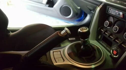 JDM PRO PERILLA DE FRENO BOTÓN DE DERIVA - PLATEADA para TOYOTA 86 GT86 FT86 Foto 4 de 4