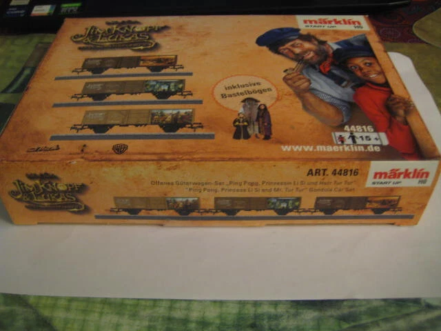 Marklin H0 44816 Start up - "Mandala" Freight 3 High Gondola Car Set - NIB - Image 2 of 3