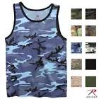 Rothco Men's Tank Tops - Adult Digital, Camo or Solid Pattern Tank Tops