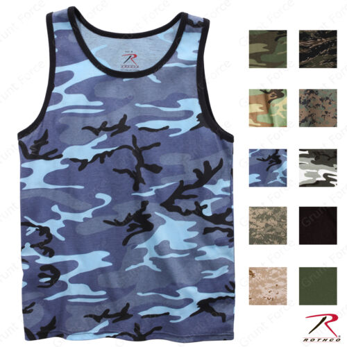 Rothco Men's Tank Tops - Adult Digital, Camo or Solid Pattern Tank Tops - Picture 1 of 11