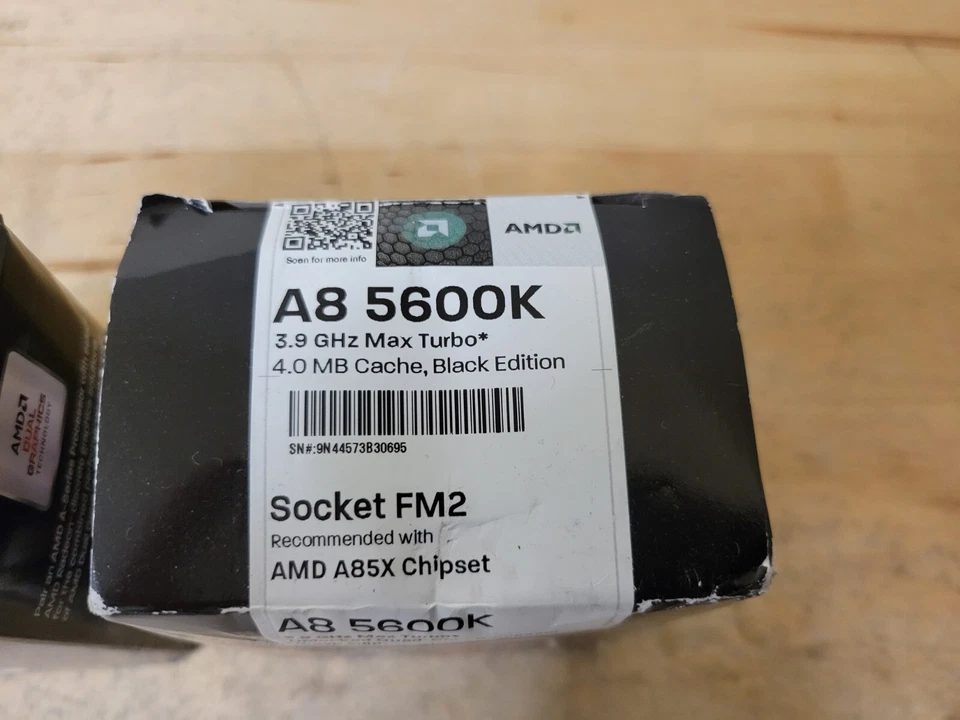 Lote de 2 Procesadores Nuevos AMD A8 5600K A8-5600K 3.6 GHz Lote LEER DESCRIPCIÓN  Foto 4 de 4