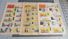 Lot of 3 BLONDIE by Young & Raymond Clipped Strips from Sunday comics 1981
