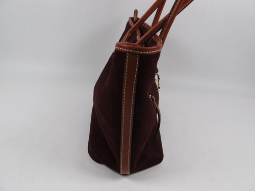 Dooney & Bourke Wildleder Tasche Burgund Weinfarben (26) - Bild 6 von 12