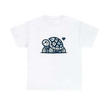 Unisex Adult T Shirt "Mini Speckled Padloper Logo Design" Turtle Tortoise Animal