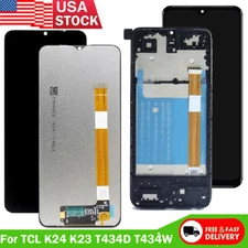 Replacement For TCL K24 K23 T434D T434W LCD Display Touch Screen Digitizer±Frame