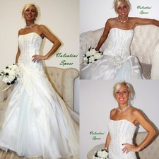 Wedding Dress New From Atelier 24 Hour Shipping 42 44 P143