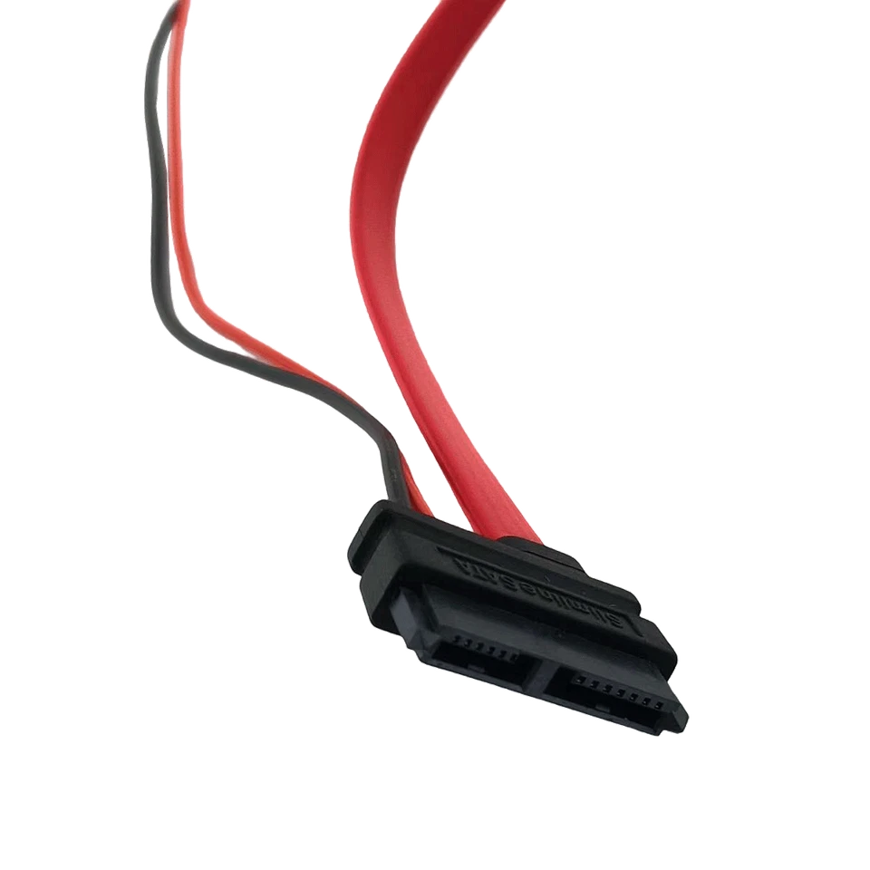 13pin SATA Data Power Cable Slim DVD CD Burner Drive to Desktop PC Internal Wire - Image 2 of 4