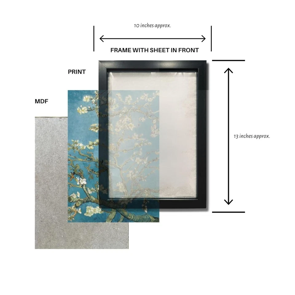 Hindu Gott Wanddekoration Gebetsplakat Rahmen Kunst Göttin Lakshmi - Bild 3 von 3