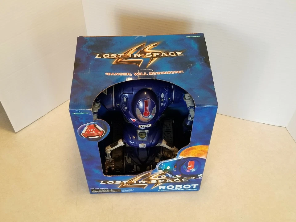 1997 Lost In Space Robot Battery Operated 10" Robot Talks Moves New In Box D5 - Image 2 of 4