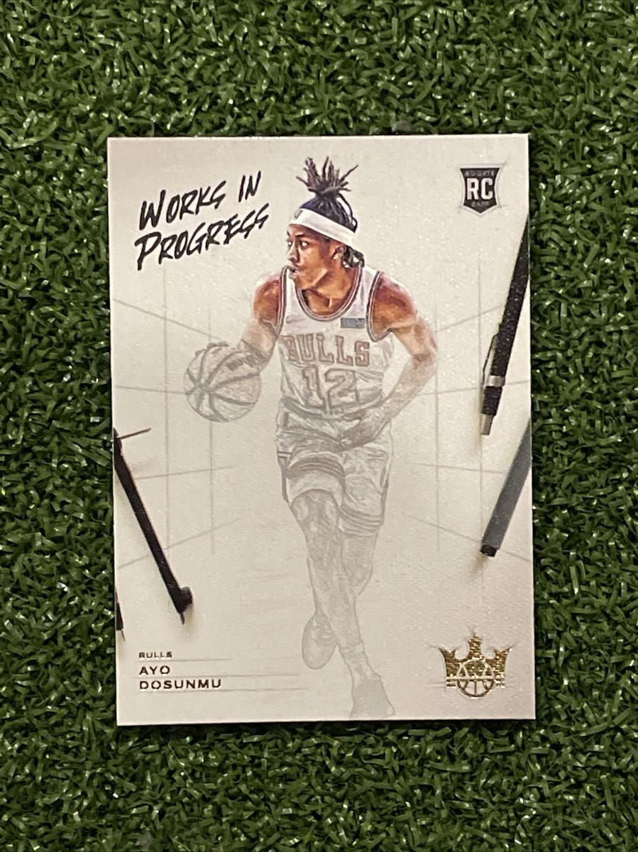 2021-22 Panini Court Kings - Works in Progress Ayo Dosunmu #13 (RC