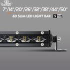 8" 14" 20" 26" 32" 38" 44" 50"in 6D Slim Led Light Bar Spot Flood Combo 4X4 UTE